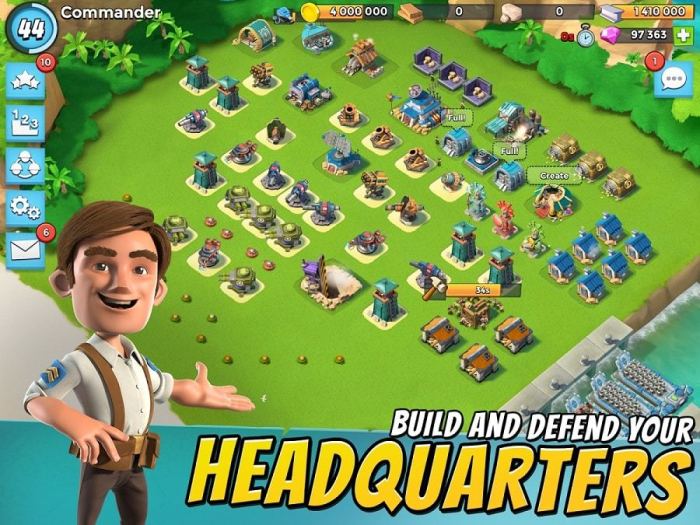 Boom beach for computers